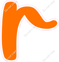 CU 23.5" Individuals - Flat Orange r