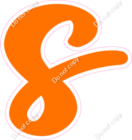 CU 23.5" Individuals - Flat Orange s