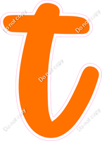 CU 23.5" Individuals - Flat Orange t