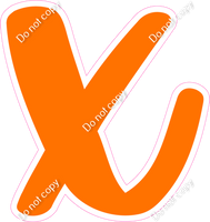 CU 23.5" Individuals - Flat Orange x