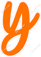 CU 23.5" Individuals - Flat Orange y