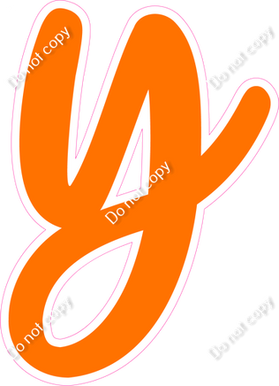 CU 23.5" Individuals - Flat Orange y