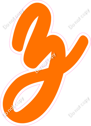 CU 23.5" Individuals - Flat Orange z