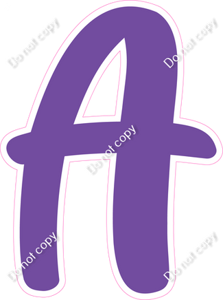 CU 23.5" Individuals - Flat Purple A