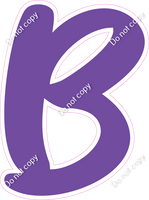 CU 23.5" Individuals - Flat Purple B