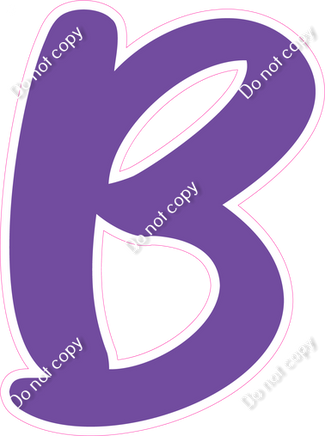 CU 23.5" Individuals - Flat Purple B