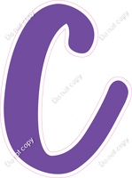 CU 23.5" Individuals - Flat Purple C