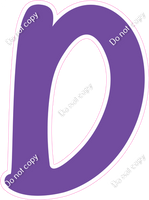 CU 23.5" Individuals - Flat Purple D