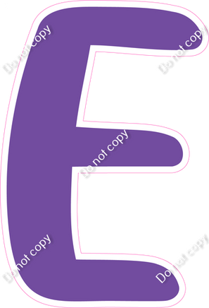 CU 23.5" Individuals - Flat Purple E