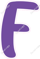 CU 23.5" Individuals - Flat Purple F