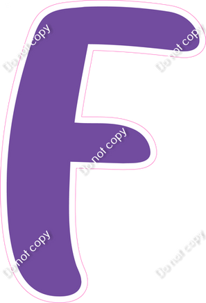 CU 23.5" Individuals - Flat Purple F