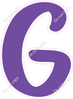 CU 23.5" Individuals - Flat Purple G