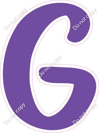 CU 23.5" Individuals - Flat Purple G