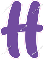 CU 23.5" Individuals - Flat Purple H