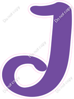 CU 23.5" Individuals - Flat Purple J