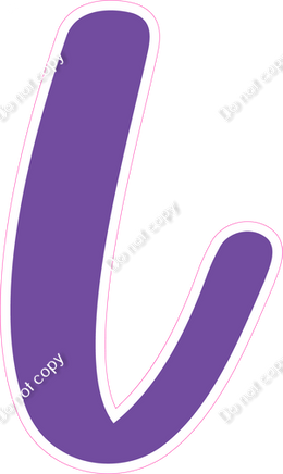 CU 23.5" Individuals - Flat Purple L