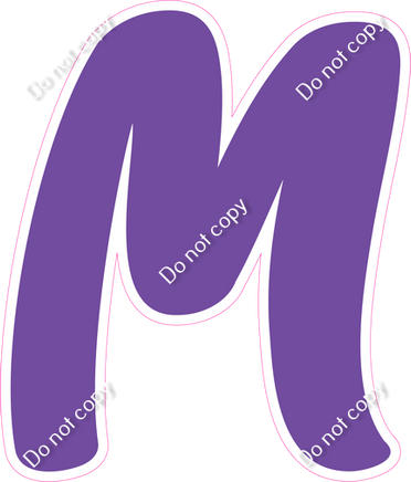 CU 23.5" Individuals - Flat Purple M