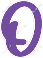 CU 23.5" Individuals - Flat Purple O