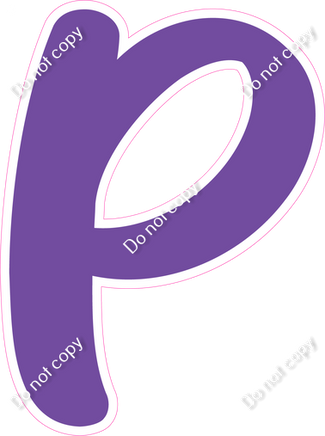 CU 23.5" Individuals - Flat Purple P