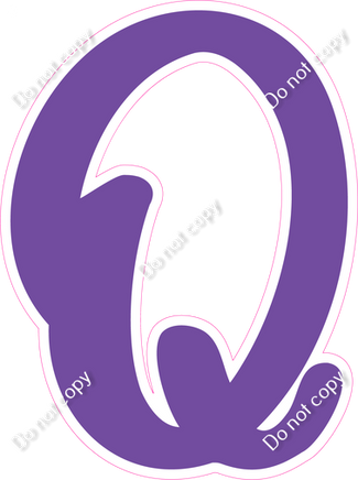 CU 23.5" Individuals - Flat Purple Q