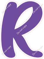 CU 23.5" Individuals - Flat Purple R