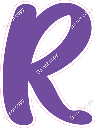 CU 23.5" Individuals - Flat Purple R