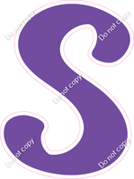 CU 23.5" Individuals - Flat Purple S