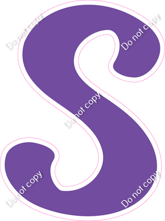 CU 23.5" Individuals - Flat Purple S