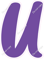 CU 23.5" Individuals - Flat Purple U