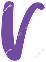 CU 23.5" Individuals - Flat Purple V