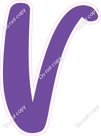 CU 23.5" Individuals - Flat Purple V