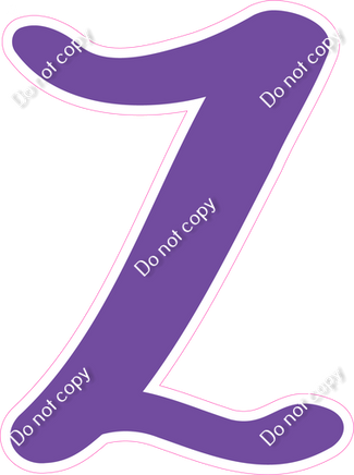 CU 23.5" Individuals - Flat Purple Z