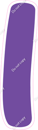 CU 23.5" Individuals - Flat Purple 1