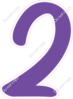 CU 23.5" Individuals - Flat Purple 2