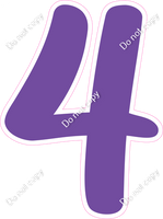 CU 23.5" Individuals - Flat Purple 4