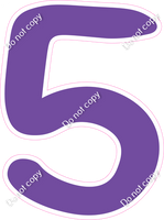 CU 23.5" Individuals - Flat Purple 5