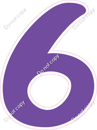 CU 23.5" Individuals - Flat Purple 6