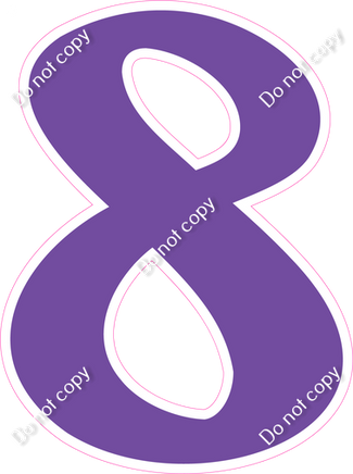 CU 23.5" Individuals - Flat Purple 8