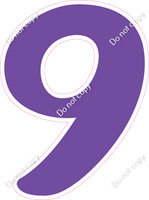 CU 23.5" Individuals - Flat Purple 9