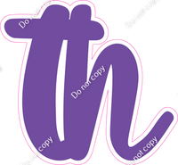 CU 23.5" Individuals - Flat Purple TH