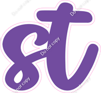 CU 23.5" Individuals - Flat Purple ST