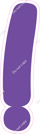 CU 23.5" Individuals - Flat Purple !