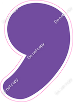 CU 23.5" Individuals - Flat Purple Apostrophe
