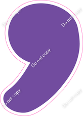 CU 23.5" Individuals - Flat Purple Apostrophe