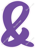 CU 23.5" Individuals - Flat Purple &