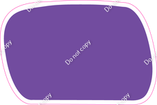 CU 23.5" Individuals - Flat Purple Dash