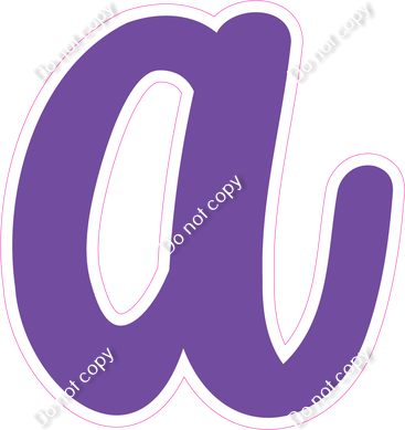 CU 23.5" Individuals - Flat Purple a