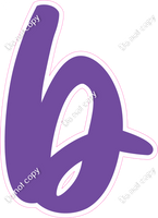 CU 23.5" Individuals - Flat Purple b