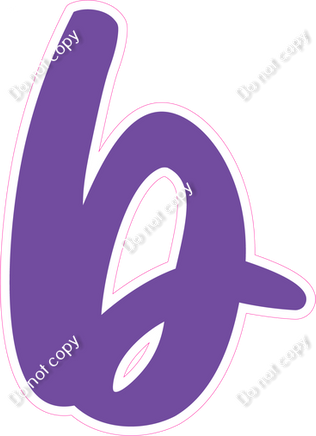 CU 23.5" Individuals - Flat Purple b