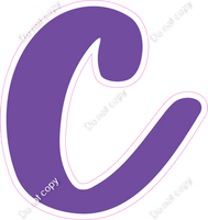 CU 23.5" Individuals - Flat Purple c